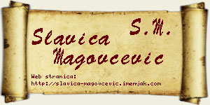 Slavica Magovčević vizit kartica